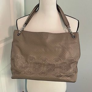 Tory Burch Zoey Perforated Leather.